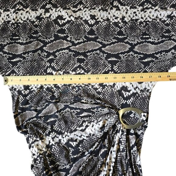 Jones New York Brown Animal Print Dress, Size 10 - Picture 6 of 6